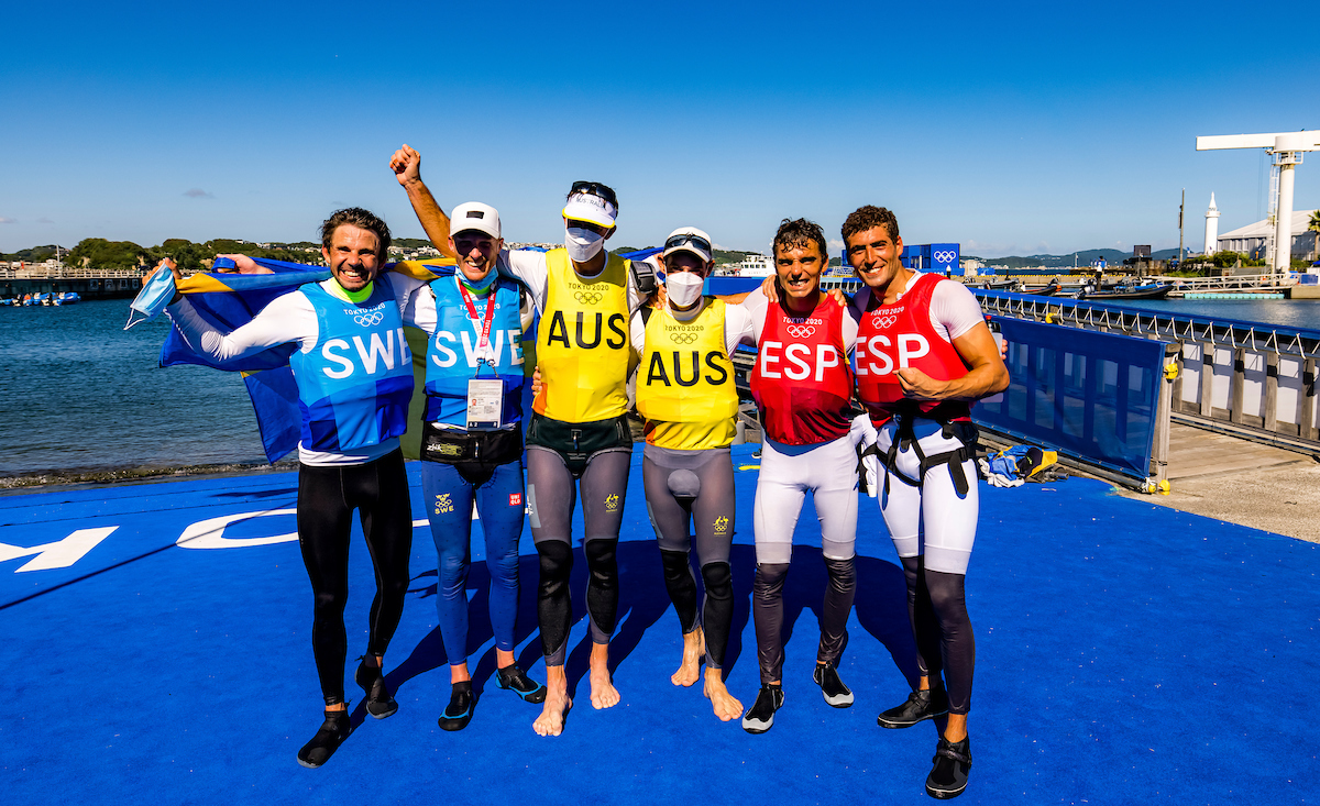 TOKYO 2020 NEWSFLASH – AUSTRALIA WINS GOLD IN 470 MEN, SWEDEN SILVER, SPAIN BRONZE